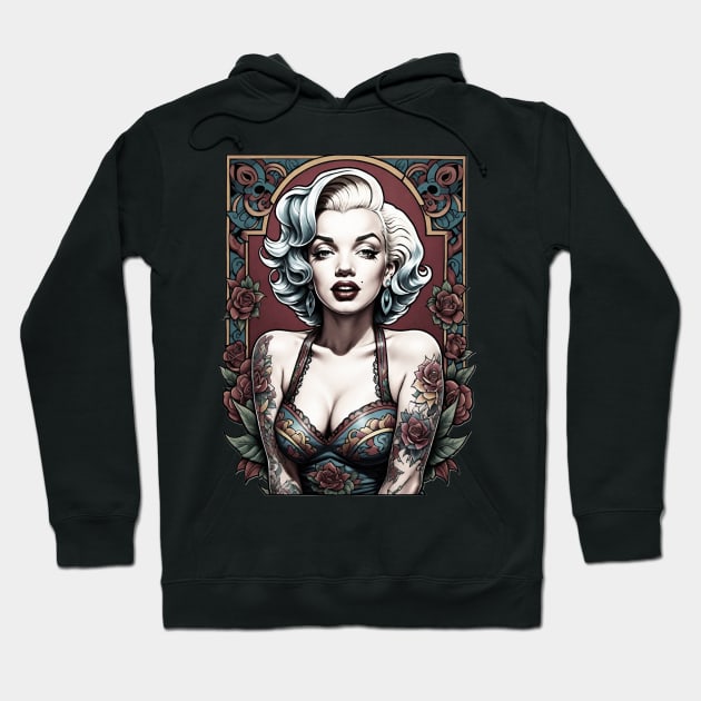 Marilyn Monroe 0006 Style 01 Hoodie by Absinthe Society 